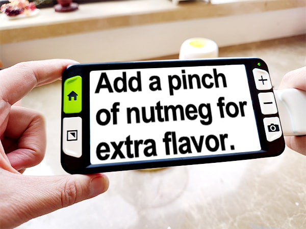 People with low vision use Zoomax Luna 6 to prepare Thanksgiving dinner