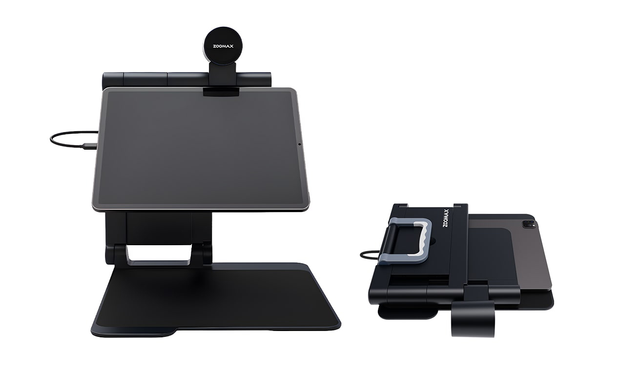 Snow Pad portable electronic vision aid - foldable, lightweight design for macular degeneration users