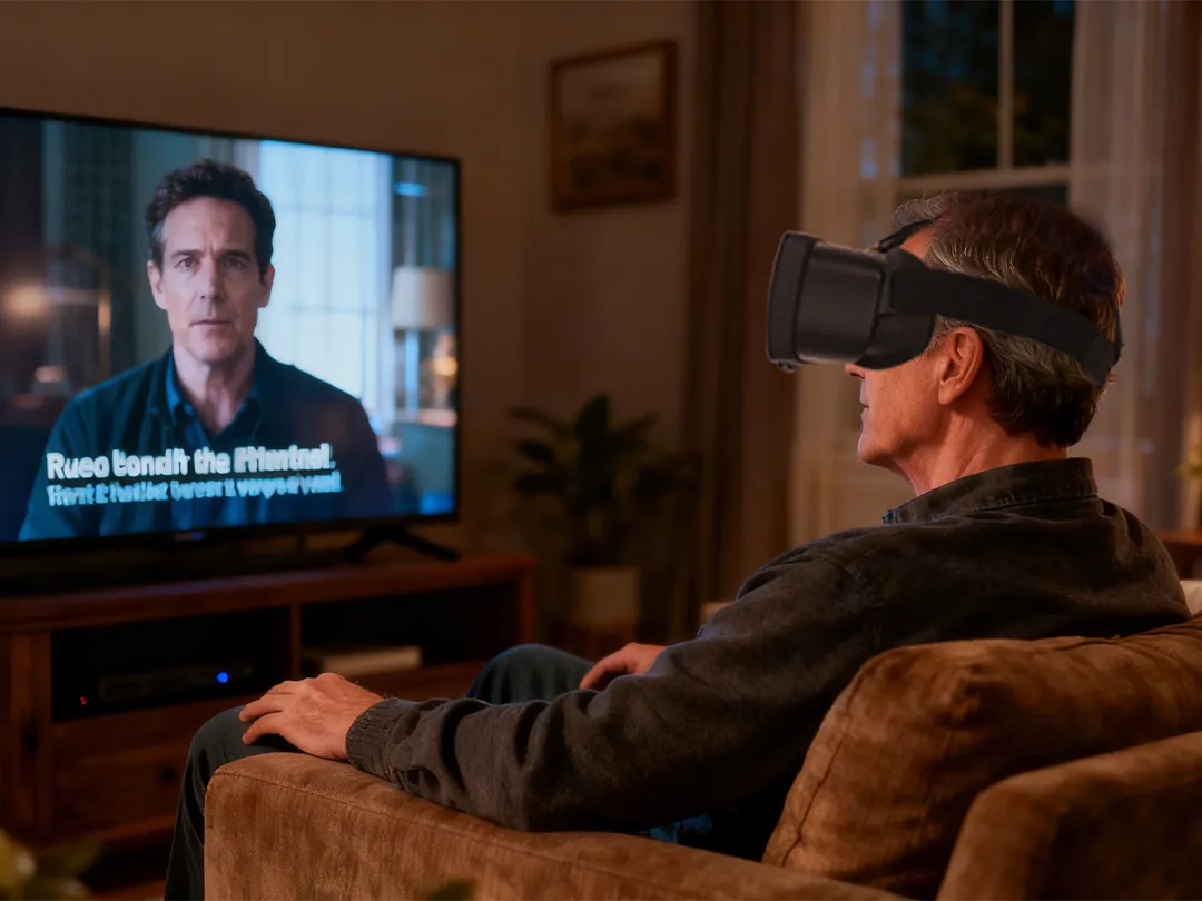 Zoomax Acesight VR Head-Mounted Digital Magnifier for All-Scene Clear Vision